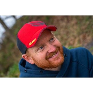 guru red 3d cap