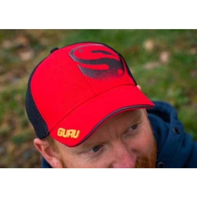 guru red 3d cap