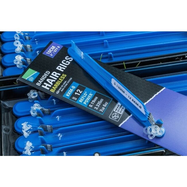 preston mss banded hair rig barbless kkm-b