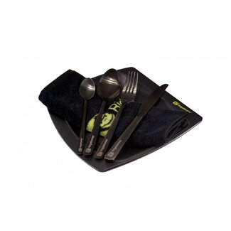 ridgemonkey sq dlx large plate set