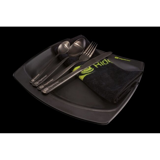 ridgemonkey sq dlx  large plate set