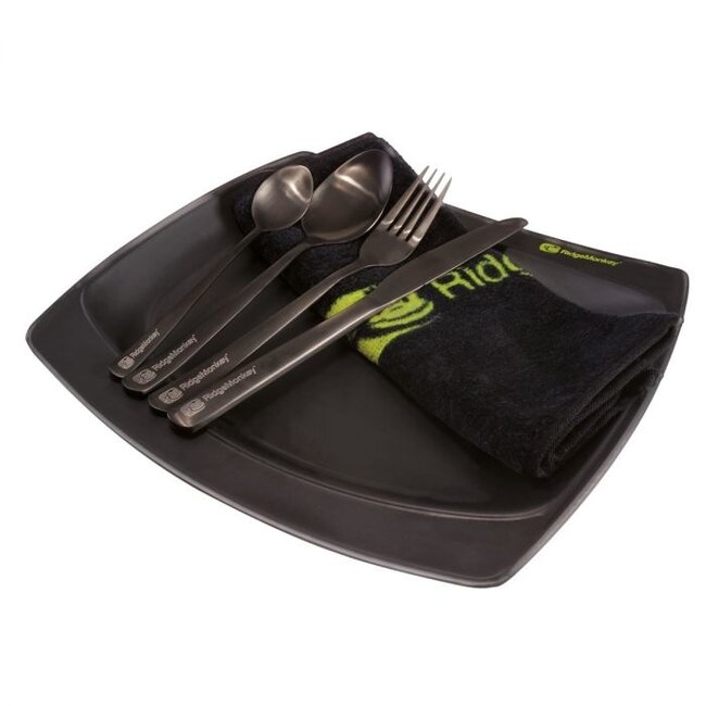 ridgemonkey sq dlx standard plate set