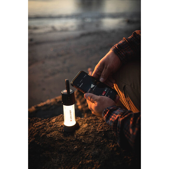 ledlenser ml6 connect  bluetooth bivvy lamp