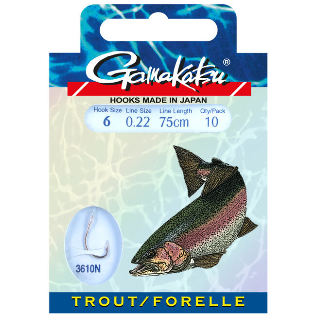 gamakatsu bkd trout forel hakenboek 3610n