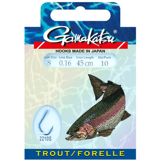 gamakatsu onderlijnen forel  2210s