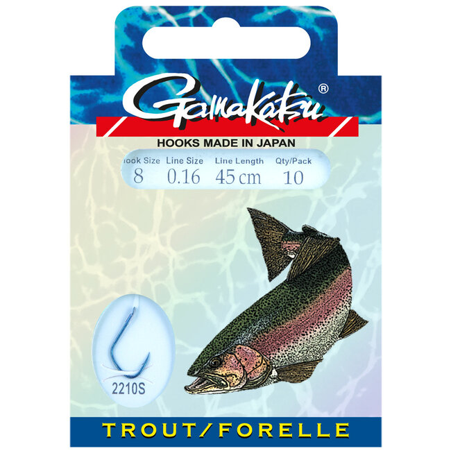 gamakatsu onderlijnen forel  2210s