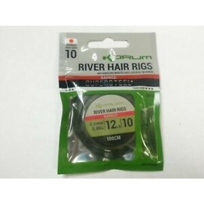 korum river hair rigs