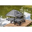 preston offbox grey bait brolly