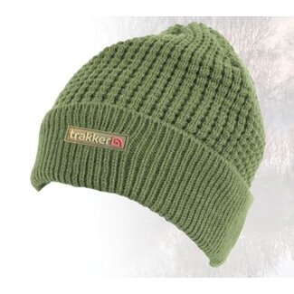 trakker textured lined beanie (bont-gevoerd)