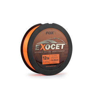 fox exocet fluoro orange distance casting mono