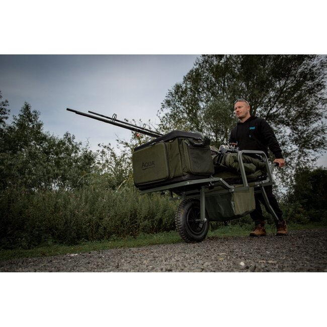 aqua front barrow bag