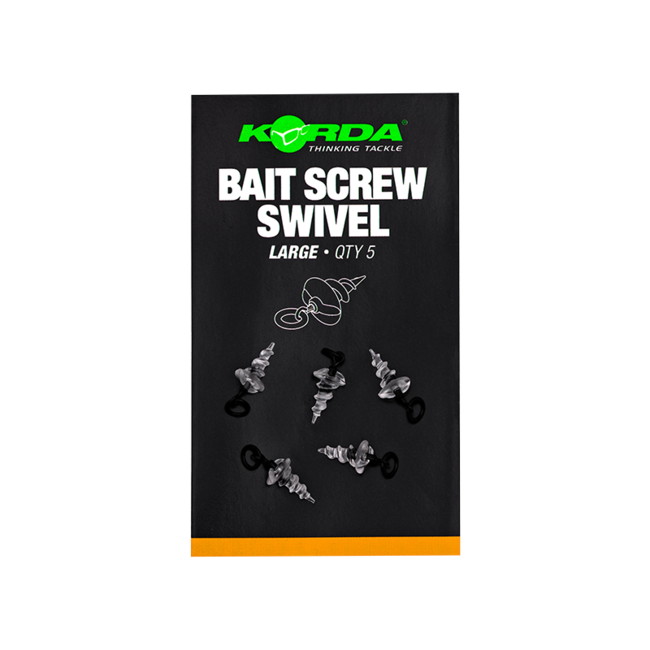 korda bait screw swivel medium