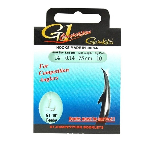 gamakatsu onderlijnen g1 101 feeder