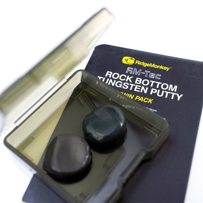 ridgemonkey rock bottom tungsten putty camo duo-box