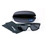 matrix glasses casual trans black / grey lense