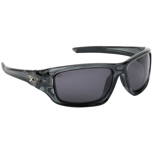 matrix glasses wraps trans black / grey lense