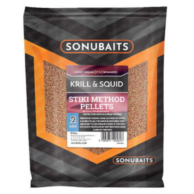 sonubaits stiki method pellets krill & squid