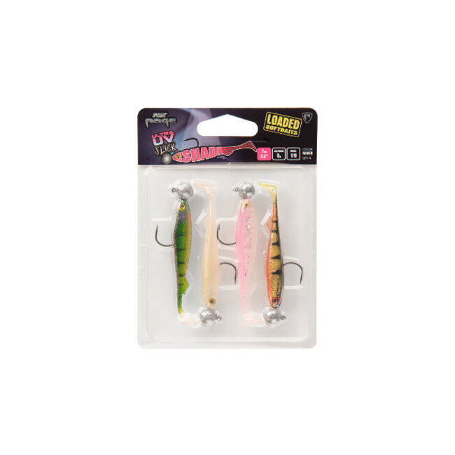 fox rage uv slick shad loaded