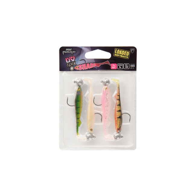 rage uv slick shad loaded