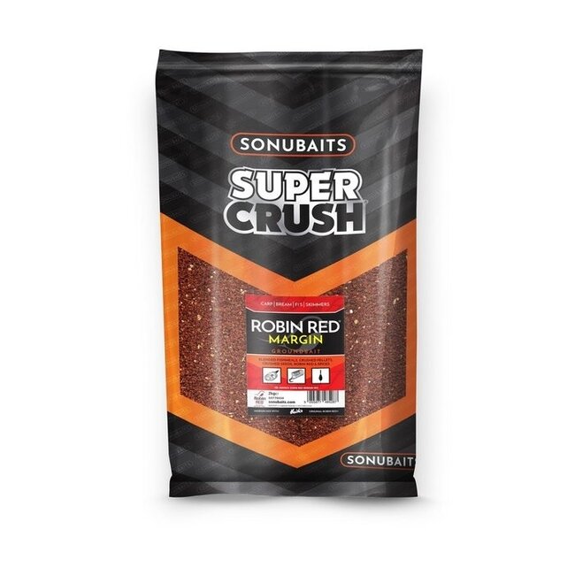 sonubaits supercrush groundbait robin red margin mix