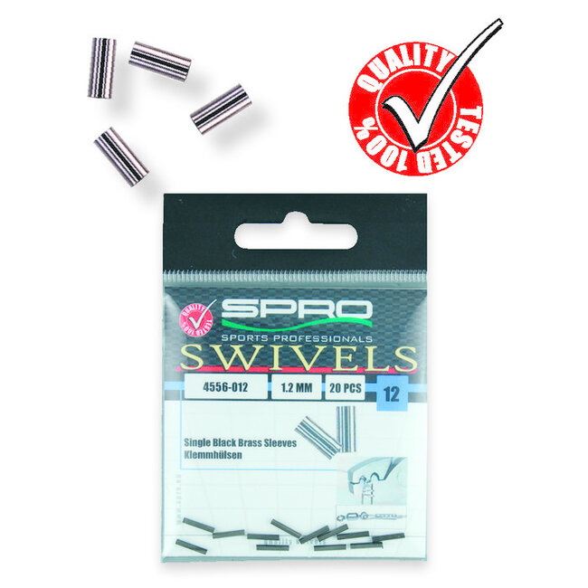 spro single black brass sleeves