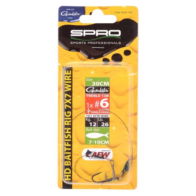 spro heavy duty baitfish rig