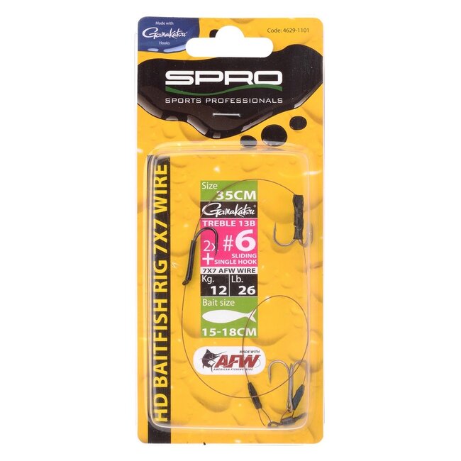 spro heavy duty baitfish rig