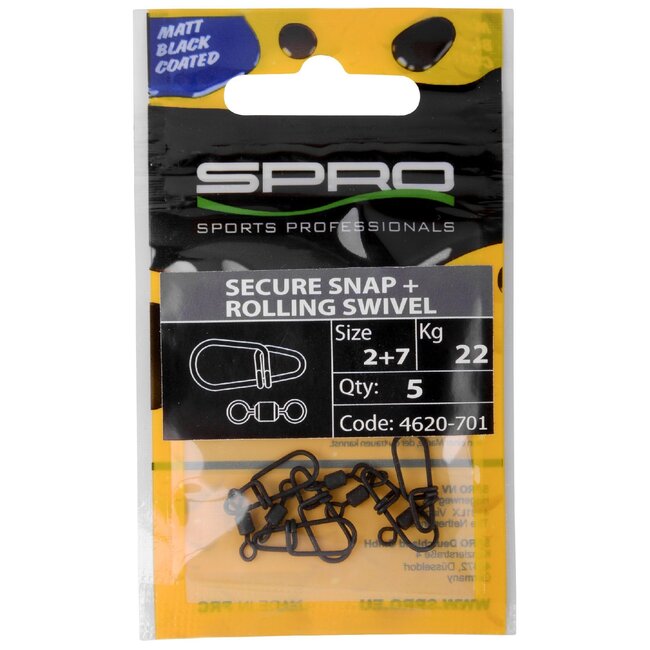 spro mb secure snap & rg swivel
