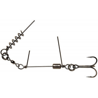 savage gear carbon49 corkscrew stingers single hook