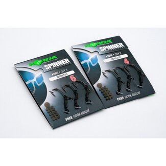 korda spinner hook sections kurv barbless