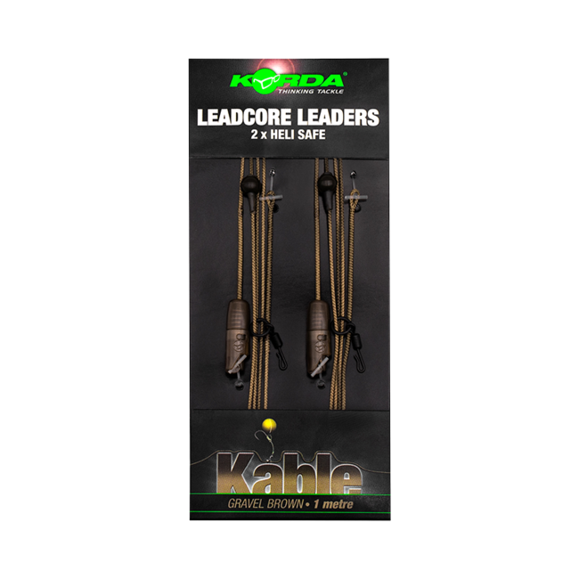 korda leadcore leaders - hybrid lead clip qc swivel