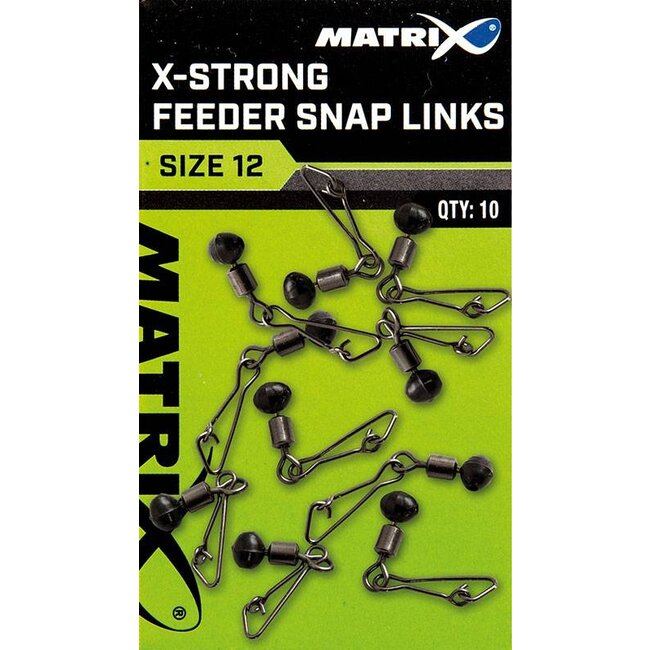matrix x-strong feeder snap links