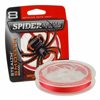 spiderwire stealth smooth 8 red 150 meter