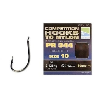 preston competition hooks to nylon pr344