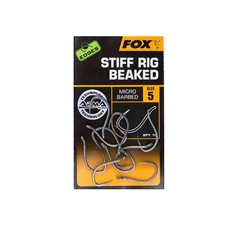 fox edges stiff rig beaked hooks