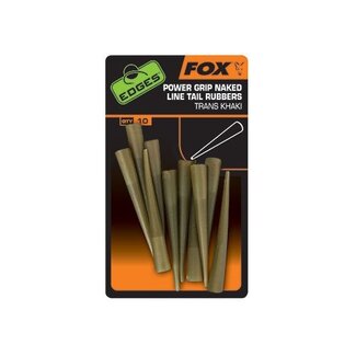 fox edges power grip naked line tail rubbers