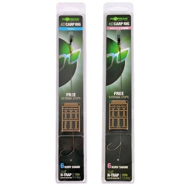 korda n-trap kd rig kurv barbless