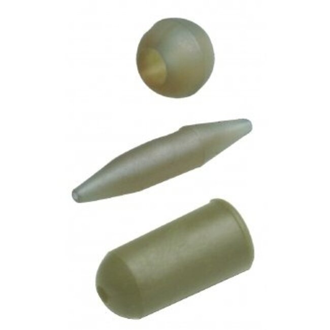 rig solutions heli chod rubbers with buffer beads