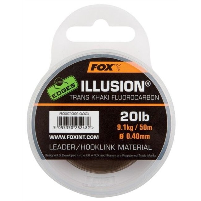 fox illusion fluorocarbon leader/hooklink