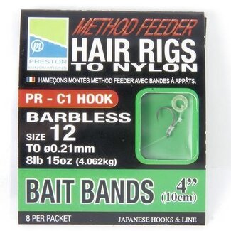 preston method feeder hair rig - bait band  **UITLOPEND**