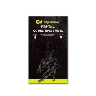 ridgemonkey connexion qc heli ring swivel