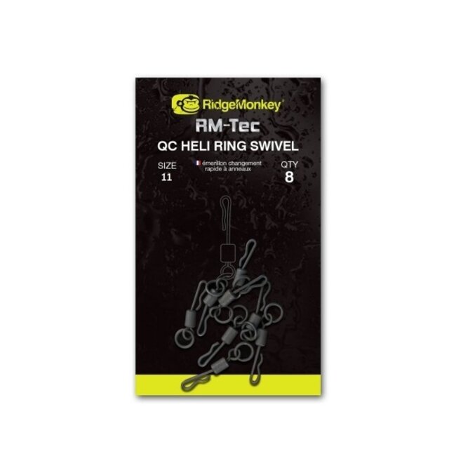 ridgemonkey rm-tec quick change heli ring swivel