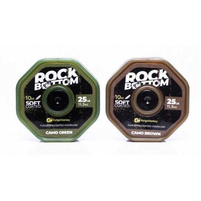 ridgemonkey rock bottom tungsten coated soft camo