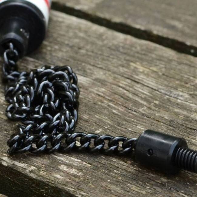 solar tackle chunky black chain plastic ended
