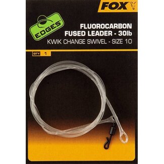 fox fluorocarbon kwik change fused leader 75cm