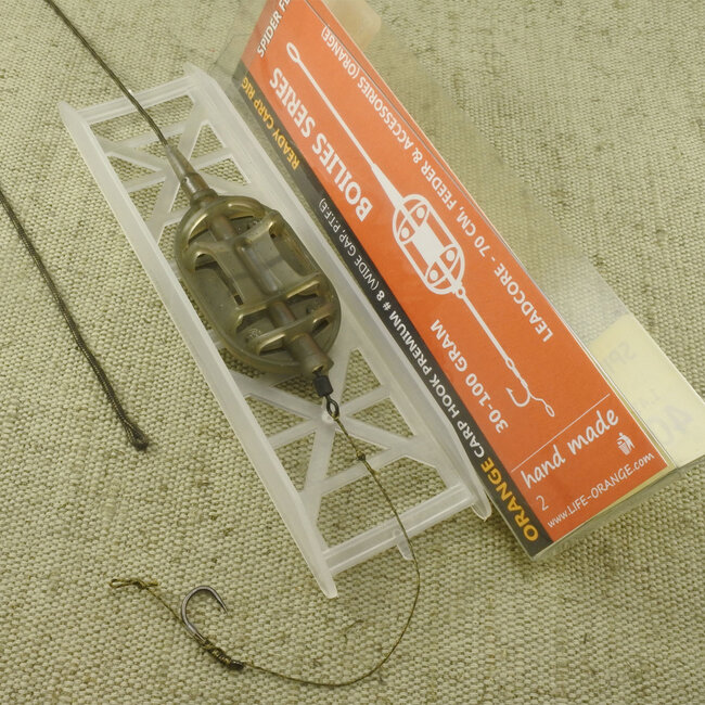 life orange spider flat method rig