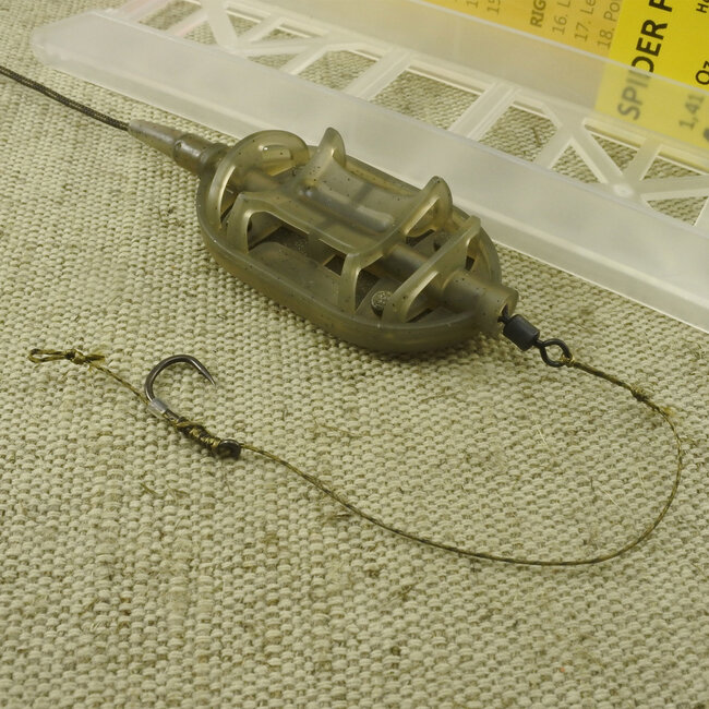 life orange spider flat method rig