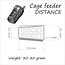 life orange feeder cage feeder distance