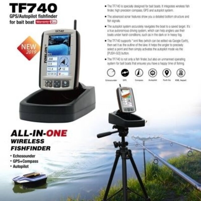 toslon tf740  (kleur gps 3d mapping & x-pilot) **niet leverbaar**