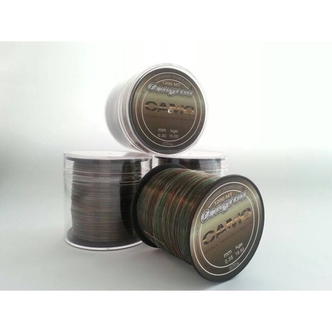 elite gangrou camouflage carp line